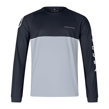 Maillot ENDURA CORE PRINTED Mangas Largas Negro