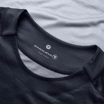 Maillot ENDURA CORE PRINTED Mangas Largas Negro