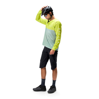 Maillot ENDURA CORE PRINTED Mangas Largas Verde