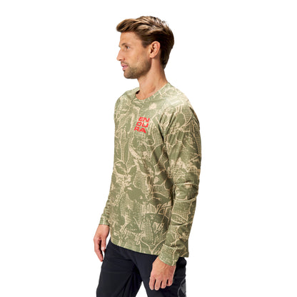 Maillot ENDURA LTD PRINTED Mangas Largas Camo Caqui