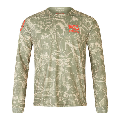 Maillot ENDURA LTD PRINTED Mangas Largas Camo Caqui