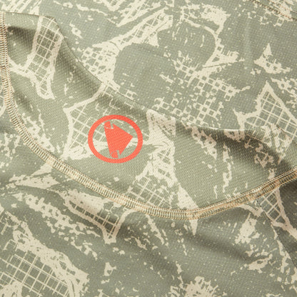 Maillot ENDURA LTD PRINTED Mangas Largas Camo Caqui
