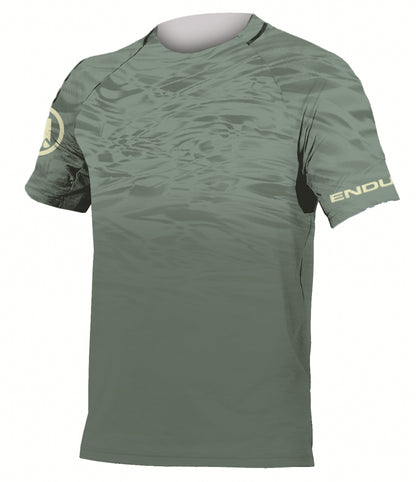 Maillot ENDURA MARBLE LTD PRINTED Mangas Cortas Verde 2025