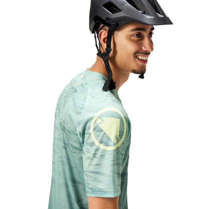 Maillot ENDURA MARBLE LTD PRINTED Mangas Cortas Verde 2025