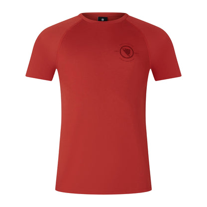 Maillot ENDURA LOOP Mangas Cortas Rojo