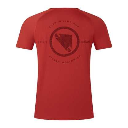 Maillot ENDURA LOOP Mangas Cortas Rojo