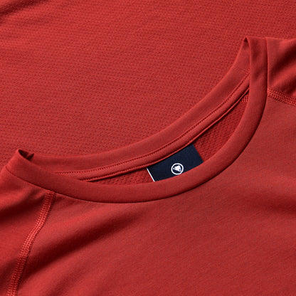 Maillot ENDURA LOOP Mangas Cortas Rojo