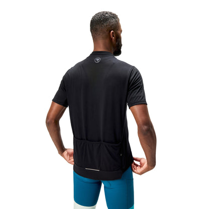 Maillot ENDURA LOOP ZIPPED Mangas Cortas Negro