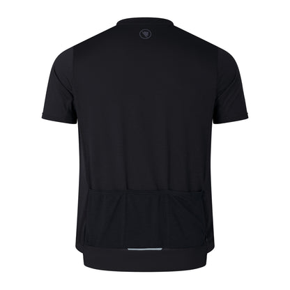 Maillot ENDURA LOOP ZIPPED Mangas Cortas Negro