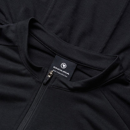 Maillot ENDURA LOOP ZIPPED Mangas Cortas Negro