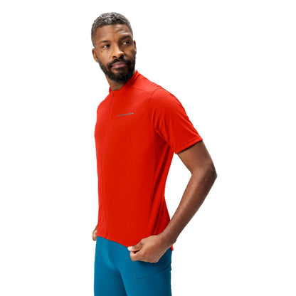 Maillot ENDURA LOOP ZIPPED Mangas Cortas Rojo