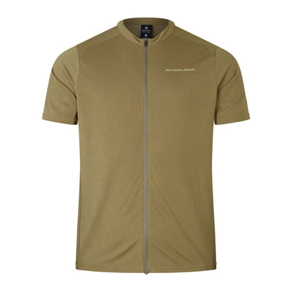 Maillot ENDURA LOOP ZIPPED Mangas Cortas Caqui