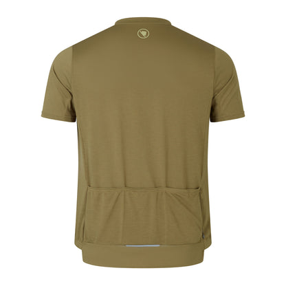 Maillot ENDURA LOOP ZIPPED Mangas Cortas Caqui
