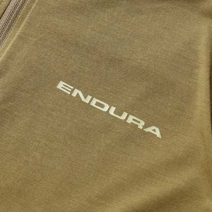 Maillot ENDURA LOOP ZIPPED Mangas Cortas Caqui