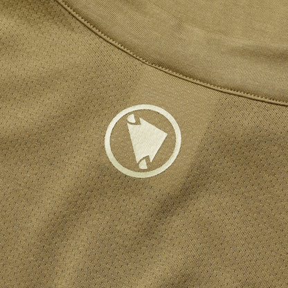 Maillot ENDURA LOOP ZIPPED Mangas Cortas Caqui