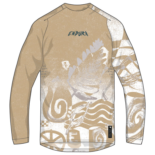 ENDURA SINGLETRACK PRINT Camisa Manga Larga Arena