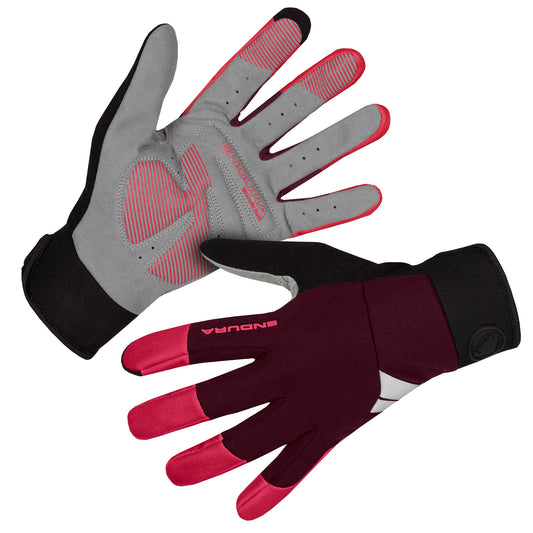 ENDURA WINDCHILL Guantes de mujer Burdeos