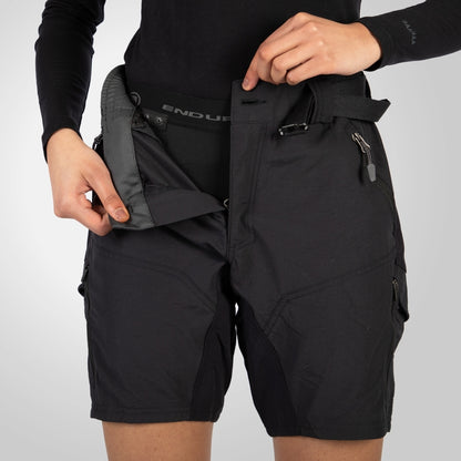 Pantalón Corto ENDURA HUMMVEE LINER Mujer Negro