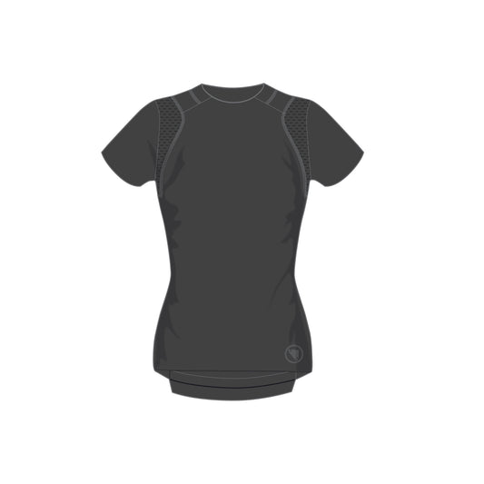 Maillot manga corta ENDURA SINGLETRACK Mujer Gris 2025