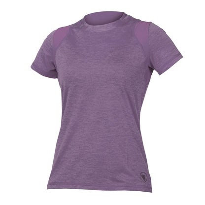 Maillot ENDURA SINGLETRACK Mujer Mangas Cortas Violeta