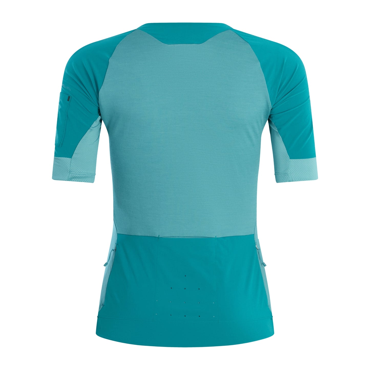 Maillot manga corta ENDURA GV500 Mujer Azul