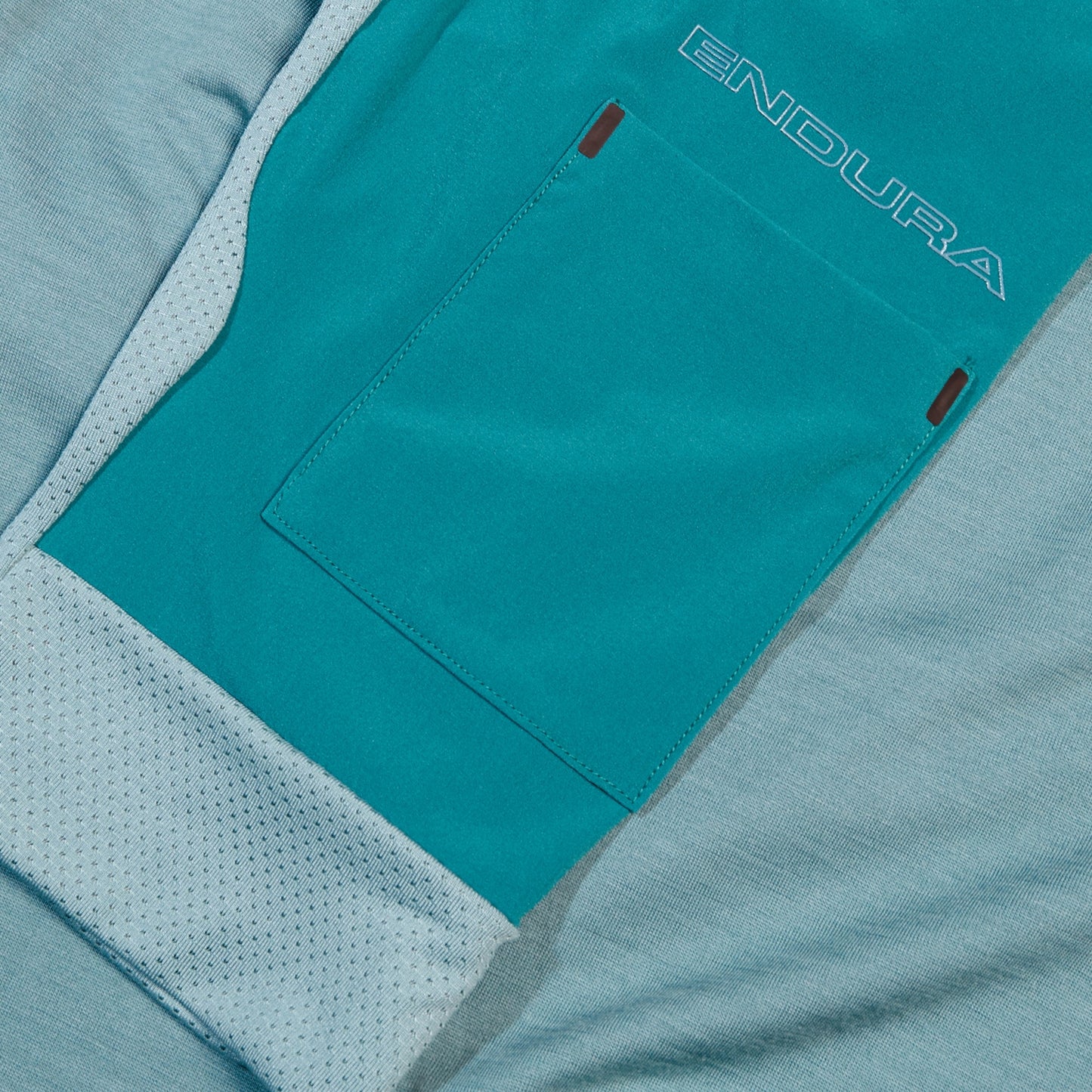 Maillot manga corta ENDURA GV500 Mujer Azul