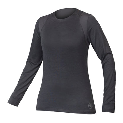 Camiseta ENDURA SINGLETRACK Mujer Manga Larga Gris