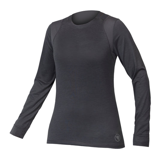 Maillot de manga larga ENDURA SINGLETRACK Gris, Mujer