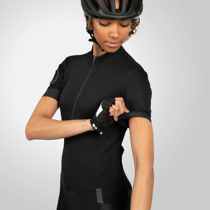 Maillot ENDURA FS260 Mujer Mangas Cortas Negro