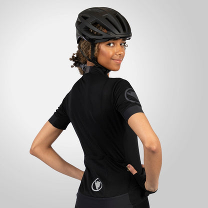 Maillot ENDURA FS260 Mujer Mangas Cortas Negro