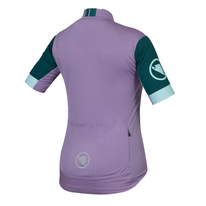 Maillot ENDURA FS260 Mujer Mangas Cortas Violeta