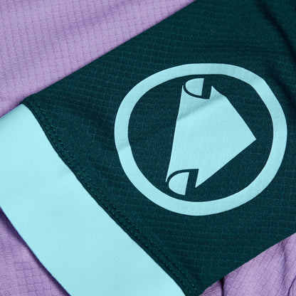 Maillot ENDURA FS260 Mujer Mangas Cortas Violeta
