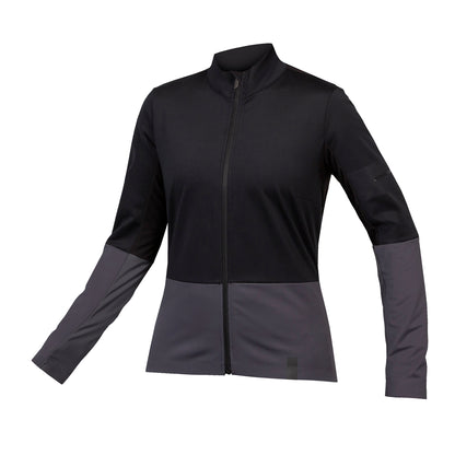 Maillot ENDURA FS260 JETSTREAM Mujer Mangas Largas Negro