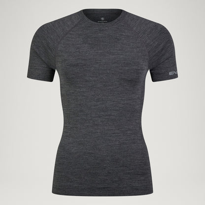 Ropa Interior ENDURA BAABAA PRO Mangas Cortas Mujer Gris