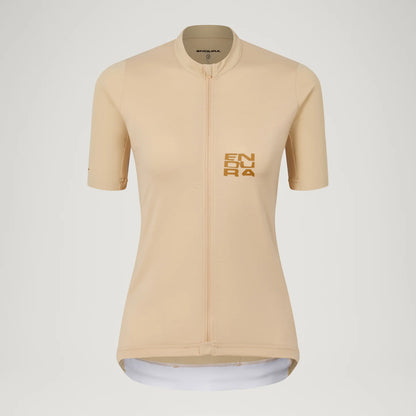 Maillot ENDURA ALLTRACK RIDE Mangas Cortas Mujer Sand