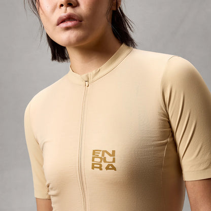 Maillot ENDURA ALLTRACK RIDE Mangas Cortas Mujer Sand