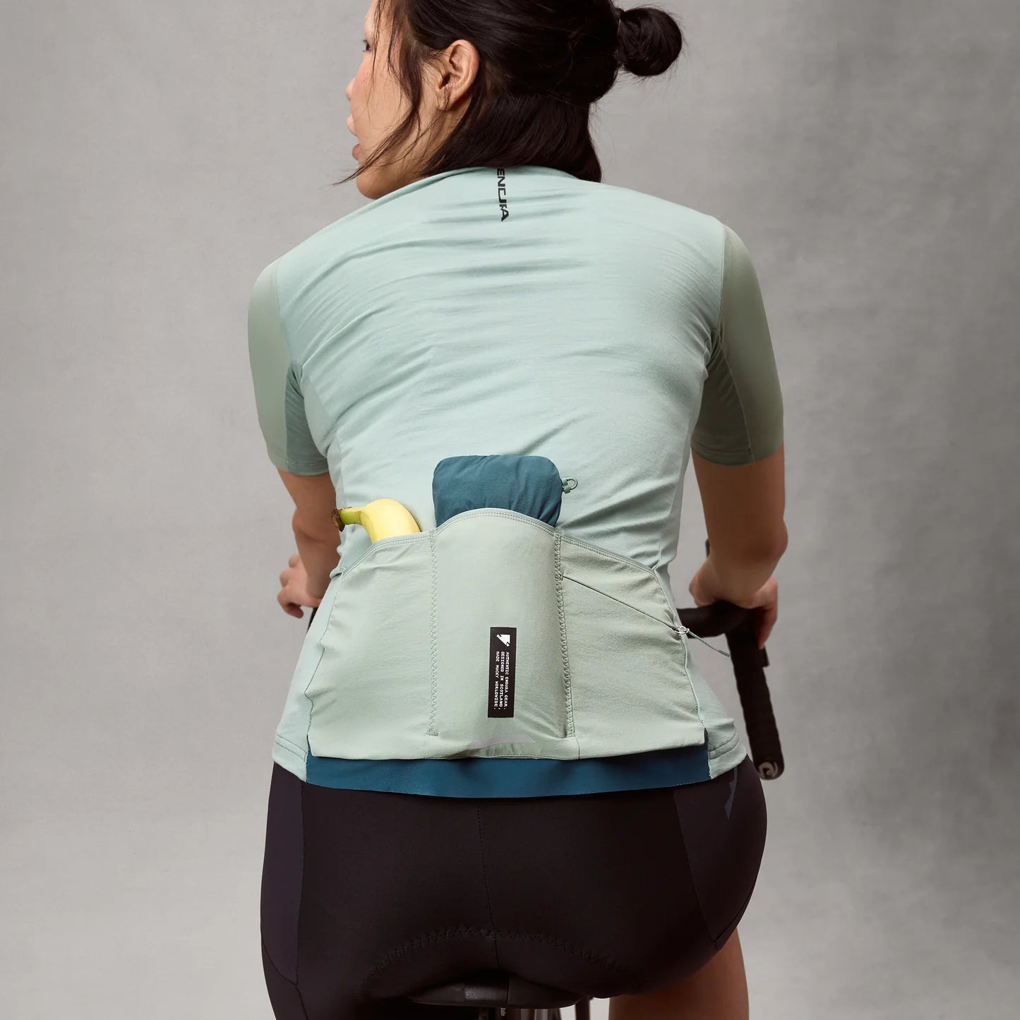 Maillot manga corta ENDURA ALLTRACK RIDE Mujer Verde salvia