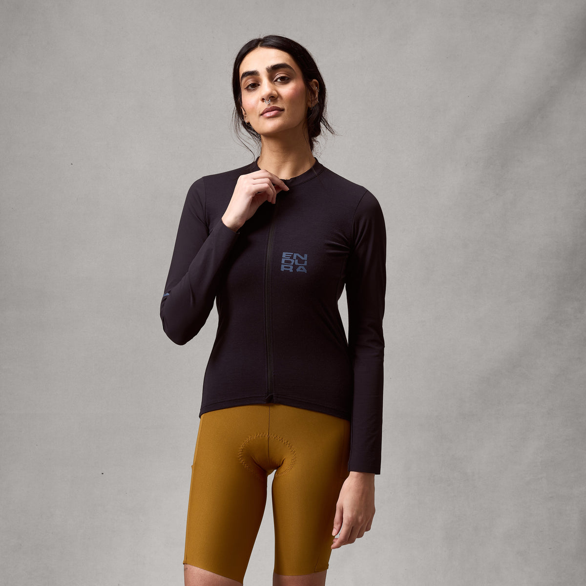 Maillot ENDURA ALLTRACK RIDE Mangas Largas Mujer Negro