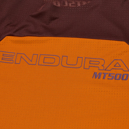 Maillot ENDURA MT500 BURNER Junior Mangas Largas Naranja