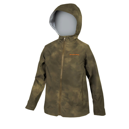 Chaqueta ENDURA MT500 WATERPROOF Verde para niños