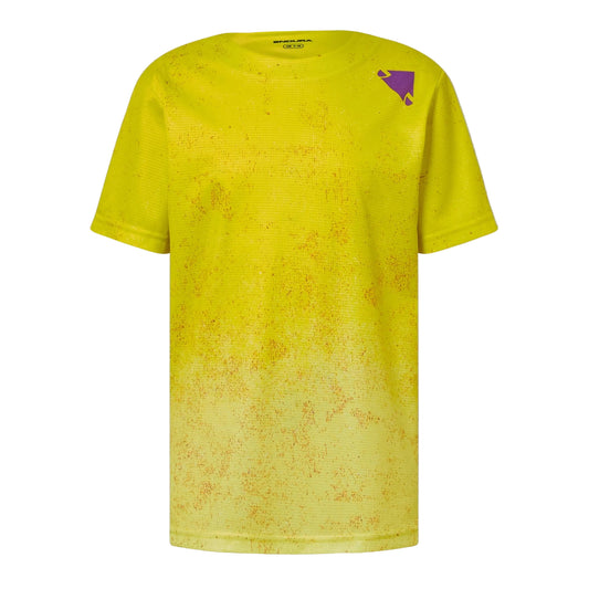 Maillot manga corta ENDURA SINGLETRACK Junior Amarillo