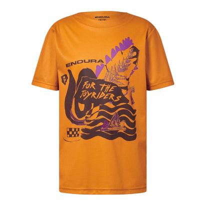 Maillot ENDURA SINGLETRACK CORE Junior Mangas Cortas Naranja