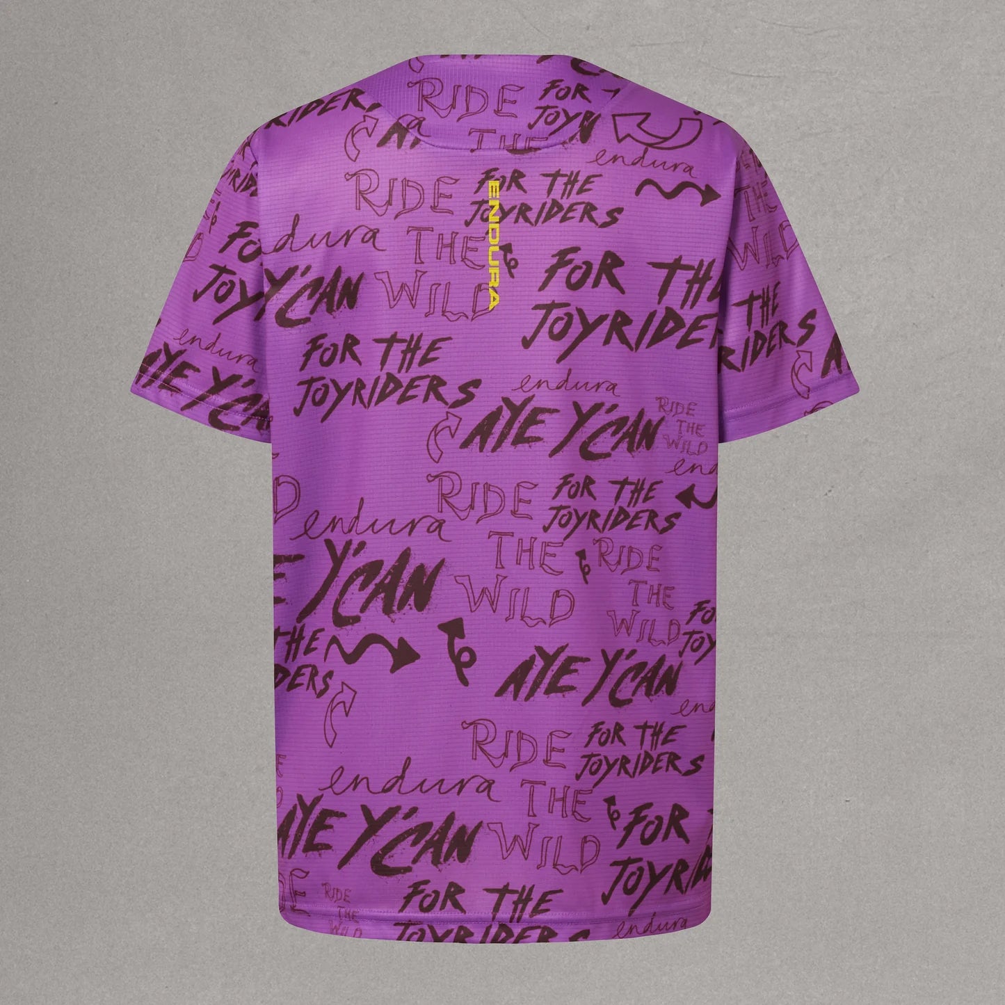 Maillot manga corta ENDURA SINGLETRACK Junior Morado