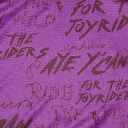 Maillot ENDURA SINGLETRACK CORE Junior Mangas Cortas Violeta