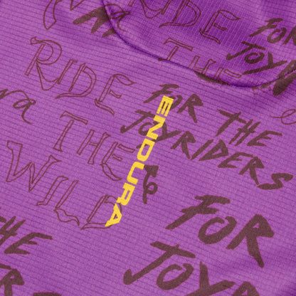 Maillot ENDURA SINGLETRACK CORE Junior Mangas Cortas Violeta