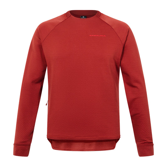 Maillot manga larga ENDURA SINGLETRACK FLEECE Ladrillo