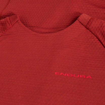 Maillot ENDURA SINGLETRACK FLEECE Mangas Largas Ladrillo