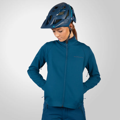 Chaqueta ENDURA SINGLETRACK SOFTSHELL Mujer Azul