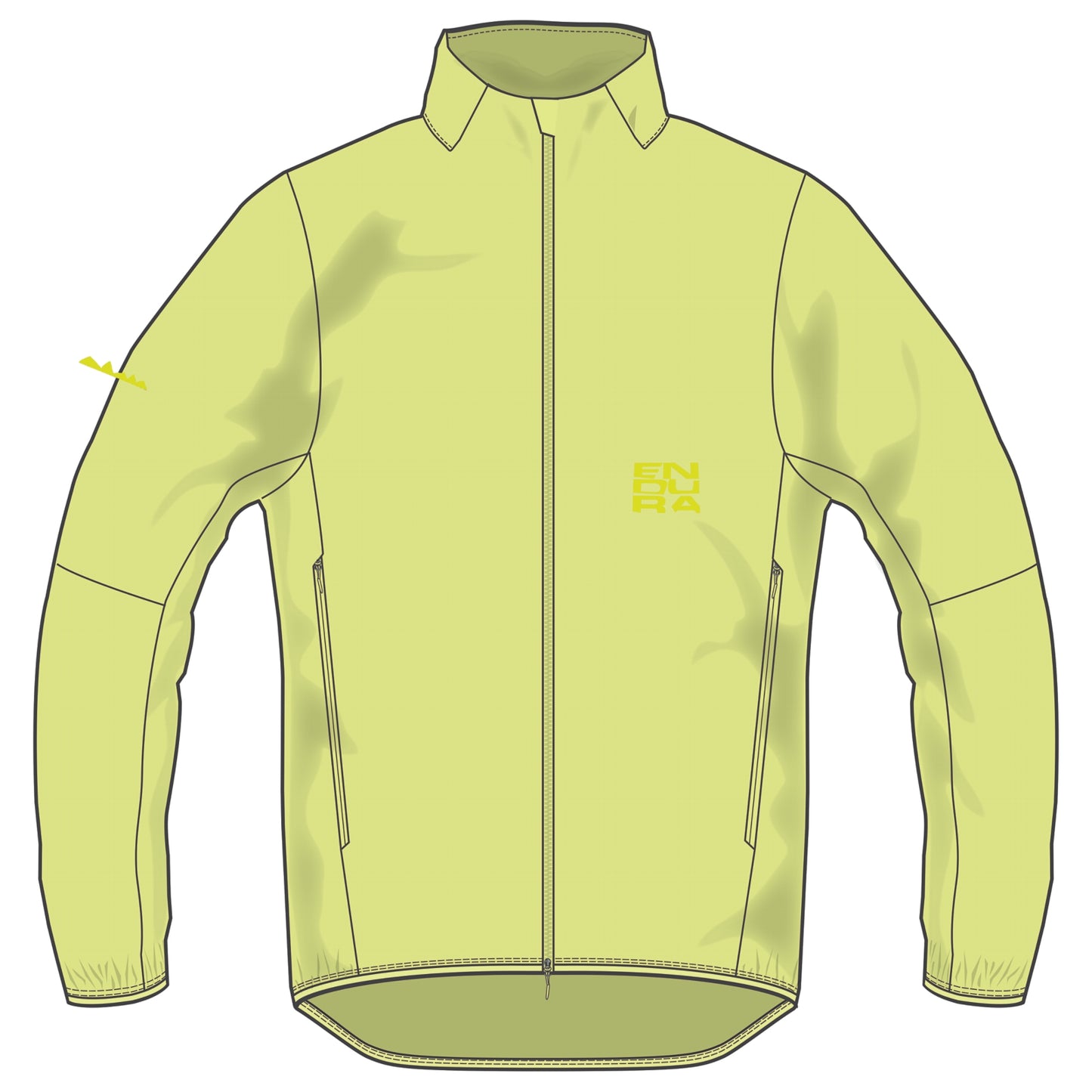 Chaqueta ENDURA ALLTRACK RIDE PACKABLE Amarillo 2026