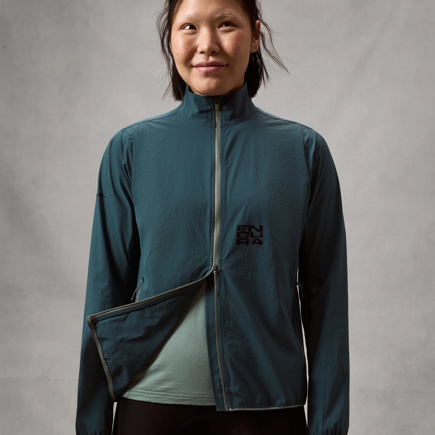 Chaqueta ENDURA ALLTRACK RIDE PACKABLE Mujer Teal